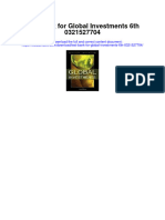 Instant download Test Bank for Global Investments 6th 0321527704 pdf ebook