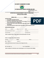 Meru County Bursary Form