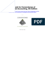 Full Download Test Bank For Cornerstones of Managerial Accounting 5th Edition PDF Free