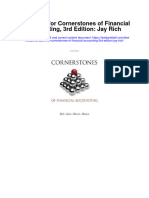 Full download Test Bank for Cornerstones of Financial Accounting 3rd Edition Jay Rich pdf free