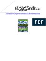 Instant Download Test Bank For Health Promotion Throughout The Life Span 9th Edition by Edelman PDF Ebook