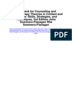 Full Download Test Bank For Counseling and Psychotherapy Theories in Context and Practice Skills Strategies and Techniques 3rd Edition John Sommers Flanagan Rita Sommers Flanagan PDF Free