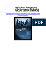 Full download Test Bank for Cost Management Measuring Monitoring and Motivating Performance 2nd Edition Eldenburg pdf free