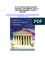 Full Download Test Bank For Courts and Criminal Justice in America 3rd Edition Larry J Siegel Frank Schmalleger John L Worrall PDF Free