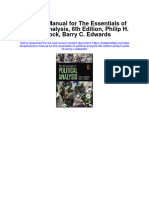 Instant Download Solution Manual For The Essentials of Political Analysis 6th Edition Philip H Pollock Barry C Edwards PDF Scribd