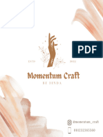 Pricelist Momentum Craft 2023