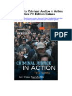 Full Download Test Bank For Criminal Justice in Action The Core 7th Edition Gaines PDF Free