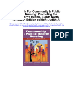 Test Bank For Community & Public Health Nursing: Promoting The Publicâ ™s Health, Eighth North American Edition Edition: Judith Al