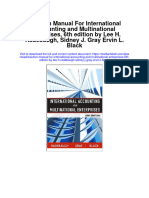 Solution Manual For International Accounting and Multinational Enterprises, 6th Edition by Lee H. Radebaugh, Sidney J. Gray Ervin L. Black