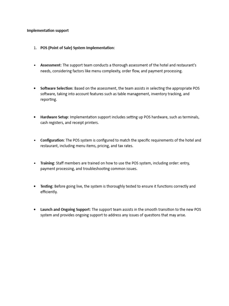 Implementation PDF Point Of Sale Computing