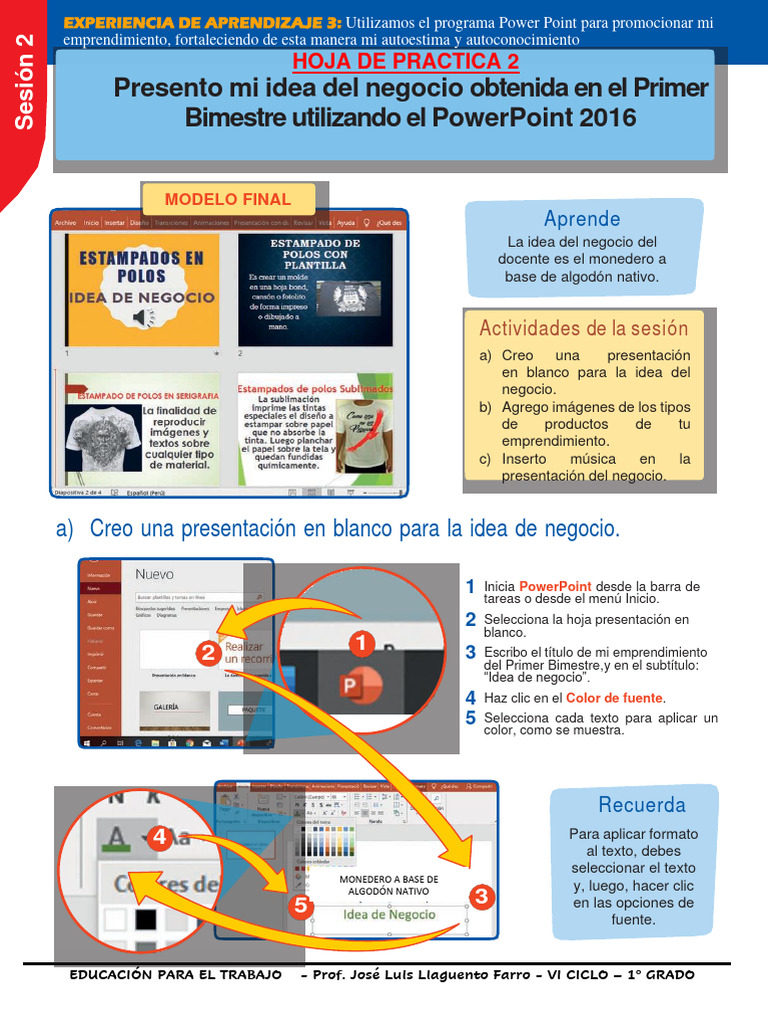 Practica 2 - Exper. #03 | PDF | Microsoft PowerPoint | Software