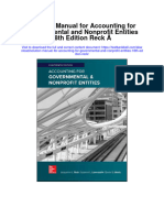 Instant Download Solution Manual For Accounting For Governmental and Nonprofit Entities 18th Edition Reck PDF Scribd