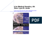 Instant Download Test Bank For Medical Genetics 4th Edition Lynn B Jorde PDF Full