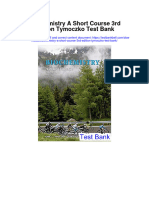 Instant Download Biochemistry A Short Course 3rd Edition Tymoczko Test Bank PDF Scribd