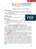 Statosphère 2023-2024 Français Chap 1 Dissertation