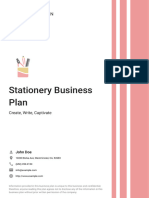 Stationery Business Plan