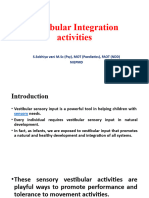 Vestibular Integration Activitis