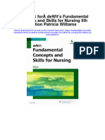 Full Download Test Bank For Dewits Fundamental Concepts and Skills For Nursing 5th Edition Patricia Williams PDF Free