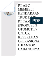 PT Abc Membeli Kendaraan Truk Dari PT Tam (Produsen Otomotif) Untuk Keperluan Operasiona L Kantor Cabangnya