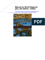 Instant Download Solution Manual For World Regional Geography 6th Edition Hobbs PDF Scribd