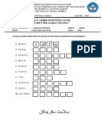 UJIAN AKHIR SEMESTER MULOK Kls 1&2