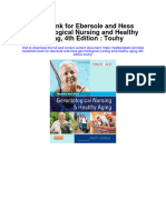 Full Download Test Bank For Ebersole and Hess Gerontological Nursing and Healthy Aging 4th Edition Touhy PDF Free