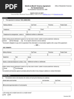 Month To Month Tenancy Agreement Template