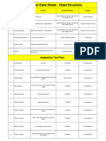 Technical Data Sheet - Steel Structure