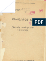 PN-83-M02113 Filet Metric