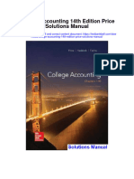 Instant Download College Accounting 14th Edition Price Solutions Manual PDF Scribd