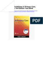 Instant Download Clinical Guidelines in Primary Care Hollier 3rd Edition Test Bank PDF Scribd