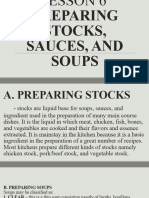 Lesson Vi - Preparing Stocks, Sauces, and Stocks