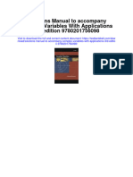 Instant Download Solutions Manual To Accompany Complex Variables With Applications 3rd Edition 9780201756098 PDF Scribd