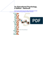 Full Download Test Bank For Educational Psychology 5th Edition Santrock PDF Free