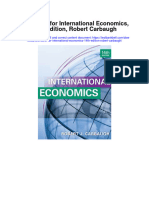 Instant download Test Bank for International Economics 14th Edition Robert Carbaugh pdf ebook