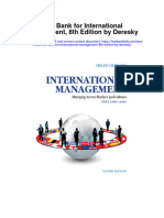 Instant Download Test Bank For International Management 8th Edition by Deresky PDF Ebook