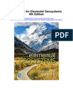 Full Download Test Bank For Elemental Geosystems 9th Edition PDF Free
