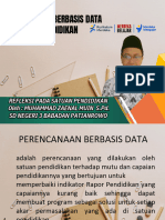 Aksi Nyata Perencanaan Berbasis Data Di Satuan Pendidikan