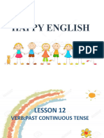 GHT - Happy English - Lesson 12 - Past Continueos Tense