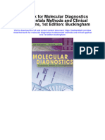Instant Download Test Bank For Molecular Diagnostics Fundamentals Methods and Clinical Applications 1st Edition Buckingham PDF Full