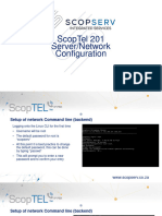 Module 2 - ScopTel 201 Configuration Server-Network 1