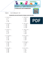 Soal Campuran Perkalian Dan Pembagian Level 3 B