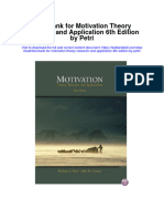 Instant Download Test Bank For Motivation Theory Research and Application 6th Edition by Petri PDF Full