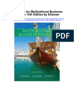 Instant Download Test Bank For Multinational Business Finance 13th Edition by Eiteman PDF Full