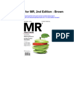 Instant Download Test Bank For MR 2nd Edition Brown PDF Full