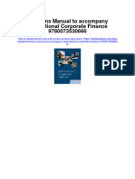 Instant download Solutions Manual to Accompany International Corporate Finance 9780073530666 pdf scribd