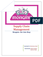Supply Chain Management Monginis The Cak