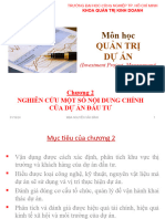 2. Nghiên Cứu Một Số Nội Dung Chính Của Dự Án Đầu Tư