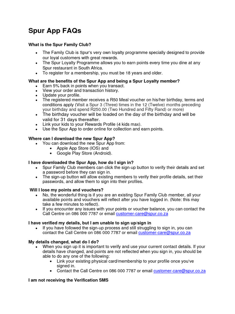 Spur Loyalty Program Guide | PDF | Credit Card | Debit Card