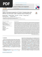 Study On Mechanical Properties of Ti-6Al-4 V Titanium Alloy With